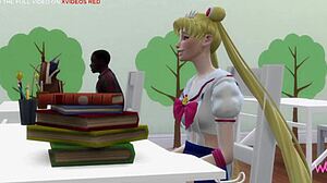 trailer of sailor moon cheating with classmates in wild scene