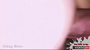 Lover Creampies Pussy While Riding Hubby Cock Bareback Double Penetration