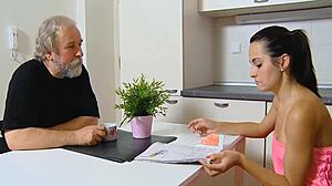 Nympho J Licks Old Ding-Dong! Seductive Sucking!