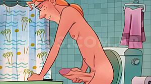 Boldly Eating Maid's Big Ass in Anime