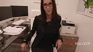 Shay Sights Gets Anal Fucked by Max in Stepmom's Office Cabin POV