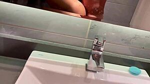 Sex with stepsister in the bathroom.