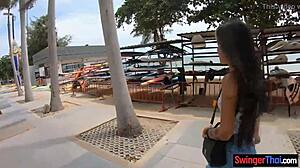 My Thai girlfriend teen gets wild on camera