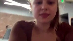 There is hardcore anal sex and squirting in a very hot changing room scene