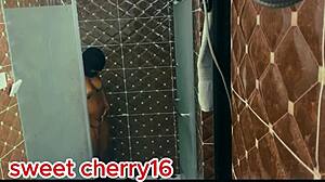 African girl warms pussy with creampie!