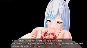 big bunny girl ready for naughty digestion play