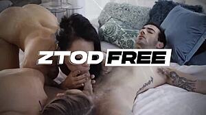 Tiny cute babysitter gets her tight pussy slammed by Zerotolerancefilms