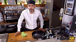 Hunt4k babe takes pity on divorced client and asks bf to have sex