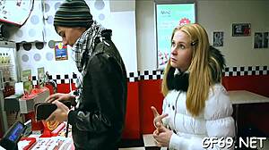 Two hot men are enjoying a wild time fucking a beautiful woman