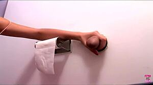 This blonde dives into BDSM and sucks through glory holes.