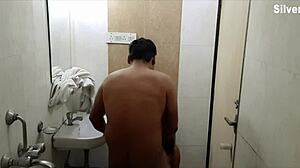 Hidden camera captures amateur couple's raw and intense sex