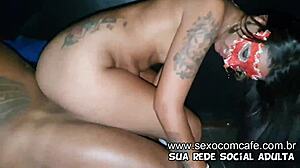 lara guedes at swing party fucks in cabin and sucks at gloryhole