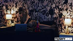 Anal sex addict: Blonde rocker chick goes wild