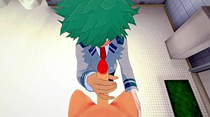 My Hero Academia Yaoi: Midoriya and Bakugou in Hard Creampie Action.