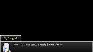 big bunny girl ready for naughty digestion play