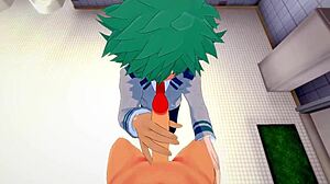 My Hero Academia Yaoi: Midoriya and Bakugou in Hard Creampie Action.