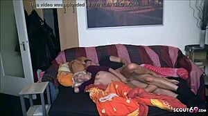 Skinny German Ex-Girlfriend Swallows in Real Amateur Teen POV Video