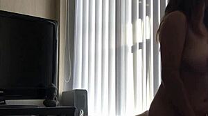 I’m obsessed with my Asian girlfriend’s cowgirl ride. Her amateur moves drive me wild every time.