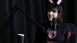 After starting in porn, Yummi Paradise picked her name easily despite family struggles. She shines in sheer red.