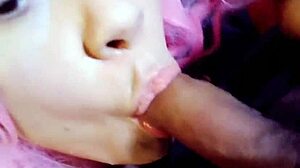 Swallowing Big Loads Like a Pro