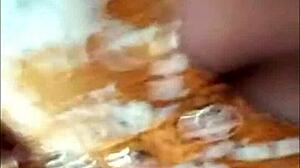 Pakistani teens engage in lesbian sex on WhatsApp call, including anal and tit play