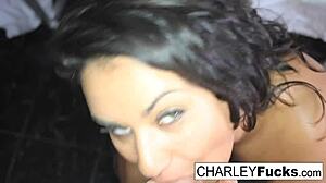 Charley Chase handles a massive cock with ease.