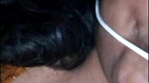 Pakistani teens engage in lesbian sex on WhatsApp call, including anal and tit play