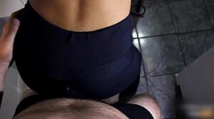 Want to see dry humping in leggings leading to cum in pants?