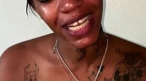 Sexy Chick Interviews Then Deep Throats Big Black Cock