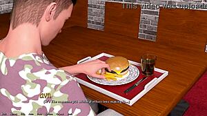 Hey, help the hot redhead president in this 3D game!