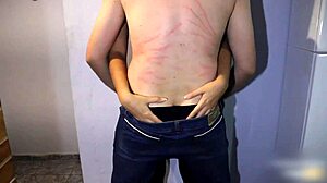 Want to see dry humping in leggings leading to cum in pants?