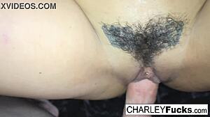 Charley Chase handles a massive cock with ease.