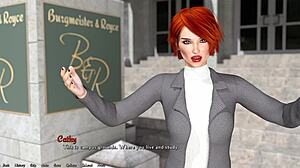 Hey, help the hot redhead president in this 3D game!