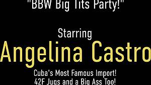Curvy Angelina Castro and Sofia Rose Rub Creamy Cunts in Florida Lesbian Heat.
