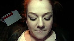 Innocent Ginger Girl Banged Over Car Bonnet in Public POV