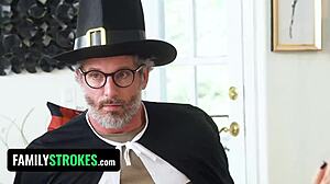 Stepsibling Prank War Sparks Wild Thanksgiving Orgy