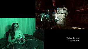 Naked Deadspace Playthrough Part 8 with Busty Brunette BBW Action