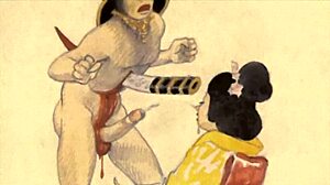 Cartoons with an erotic twist from the good old days
