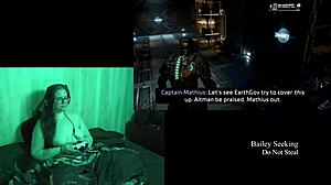Naked Deadspace Playthrough Part 8 with Busty Brunette BBW Action