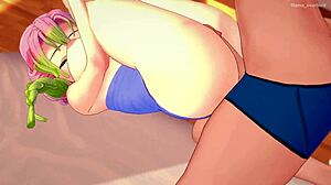 Stripping Mitsuri Kanroji's Towel for Raw Uncensored Action