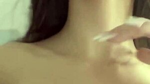 Solo Play in Friend's Room During Her Shower