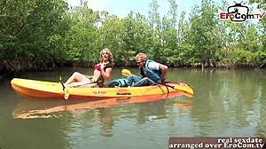 British Teen 18+ DOES First Porn Casting! Hot ASS Interview?