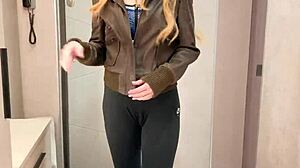 Russian amateur cheats while wife’s in bathroom, real talk included.