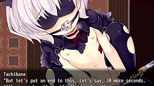 Intense Bondage Game in Night Tail Part 4: Bound with Toys for Hentai Sex