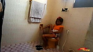 I caught my teen stepdaughter masturbating and ate her tight ass.