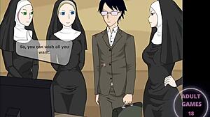 in a secret society, naked hentai adventures unfold