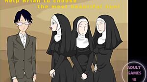 in a secret society, naked hentai adventures unfold