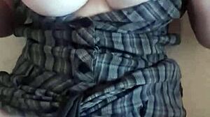 Lonely Girl Brings Herself To Orgasm Caressing Her Wet Pussy