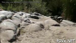 Damn! Teen Slut Fucked Rough in Wet POV Action!