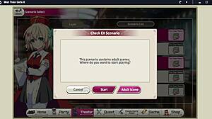 Intense Hentai Scene with Train Girls and Messina in SS Rank